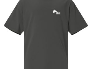 Bored of Borders oversized t-shirt - Faded Coal, M