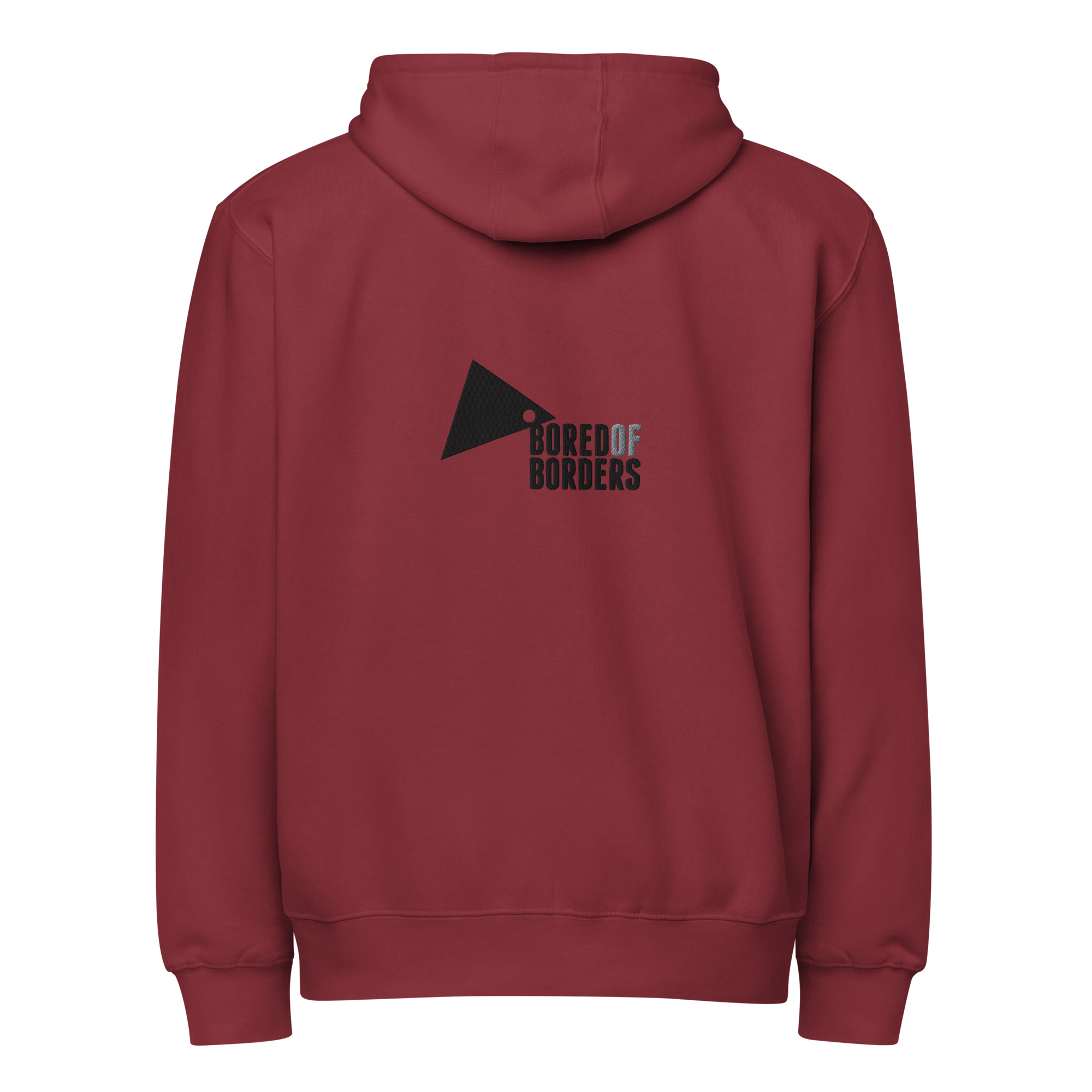 Bored of Borders full zip hoodie - Image 6
