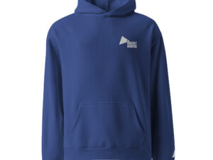 Bored of Borders oversized hoodie - Cobalt, L