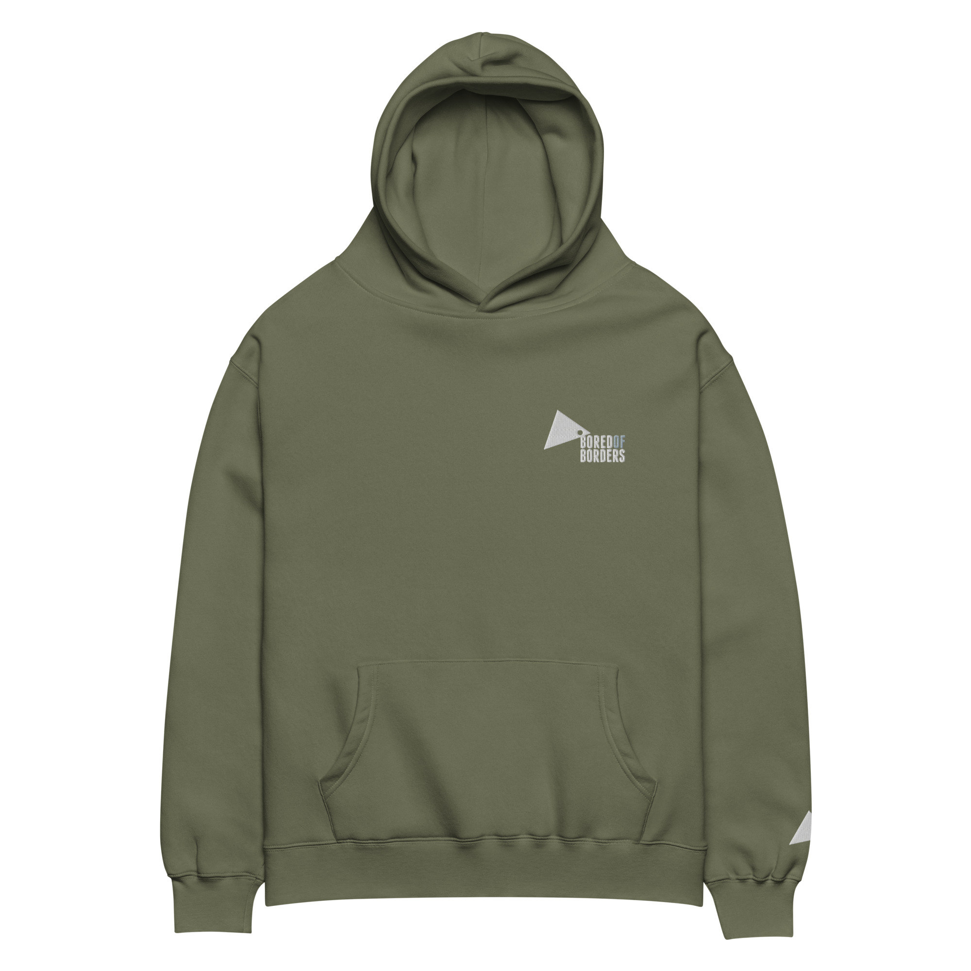 Bored of Borders oversized hoodie - Image 6
