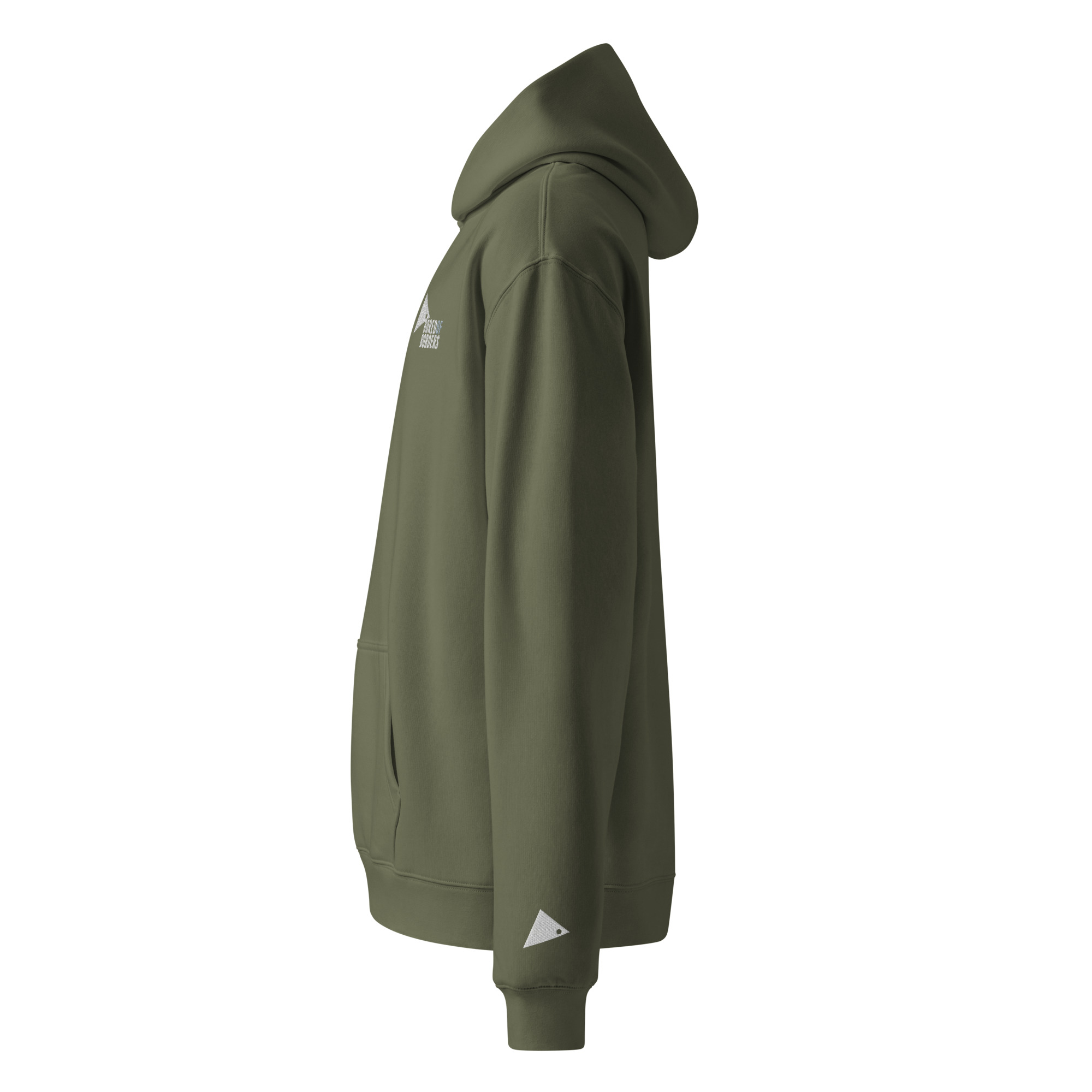 Bored of Borders oversized hoodie - Image 4